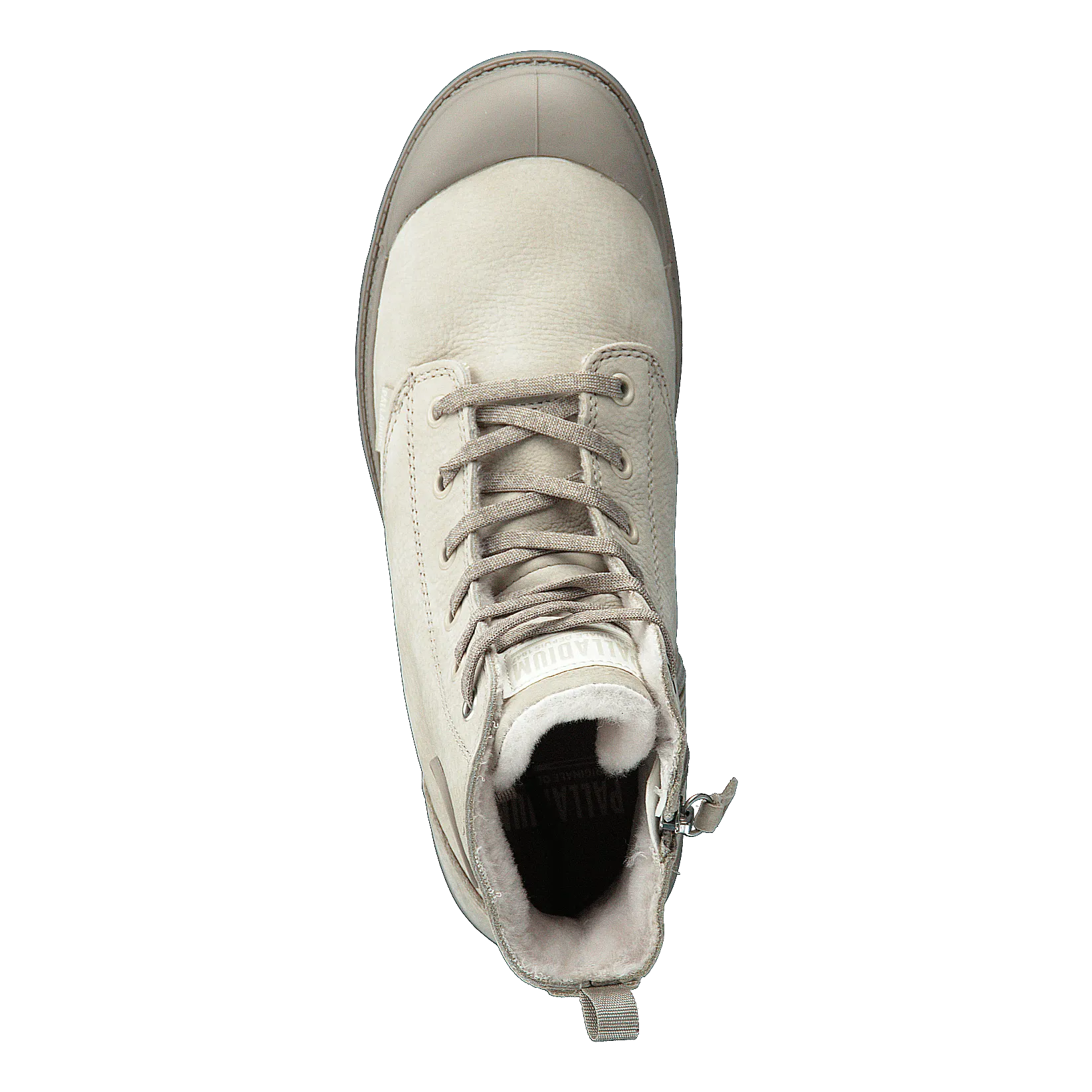 Palladium Pampa Hi Wool Zip Feather Grey