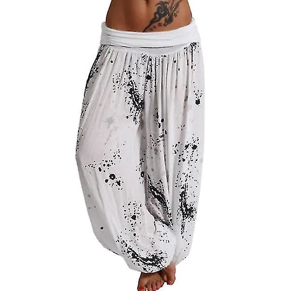 Pantalones Boho Harem para mujer Yoga Casual Baggy Hareem Pants