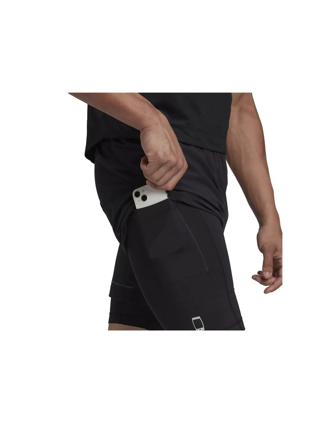 Pantalones cortos adidas HIIT Spin Training Hombre Bk