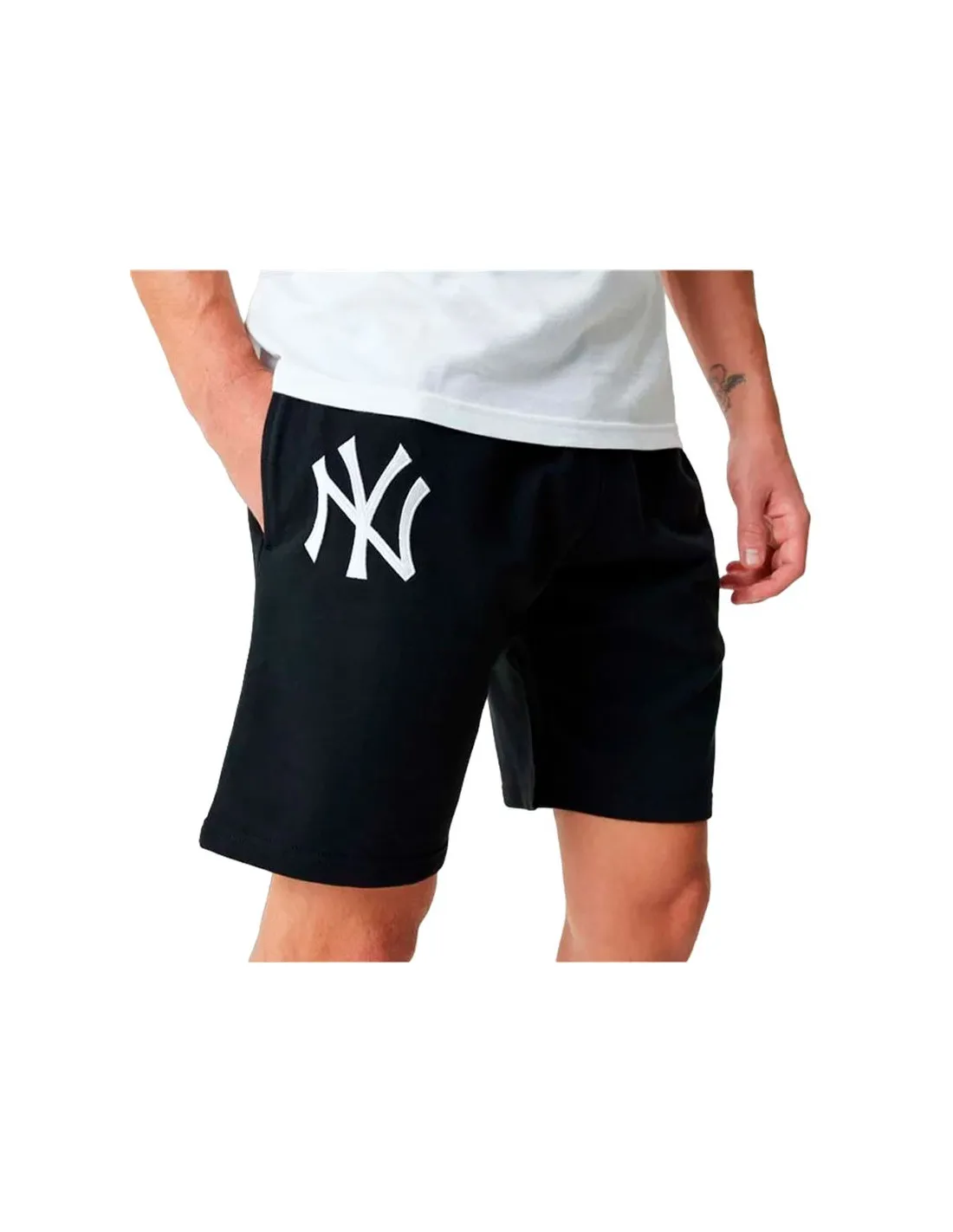 Pantalones New Era League Essentials New York Yankees Black Hombre