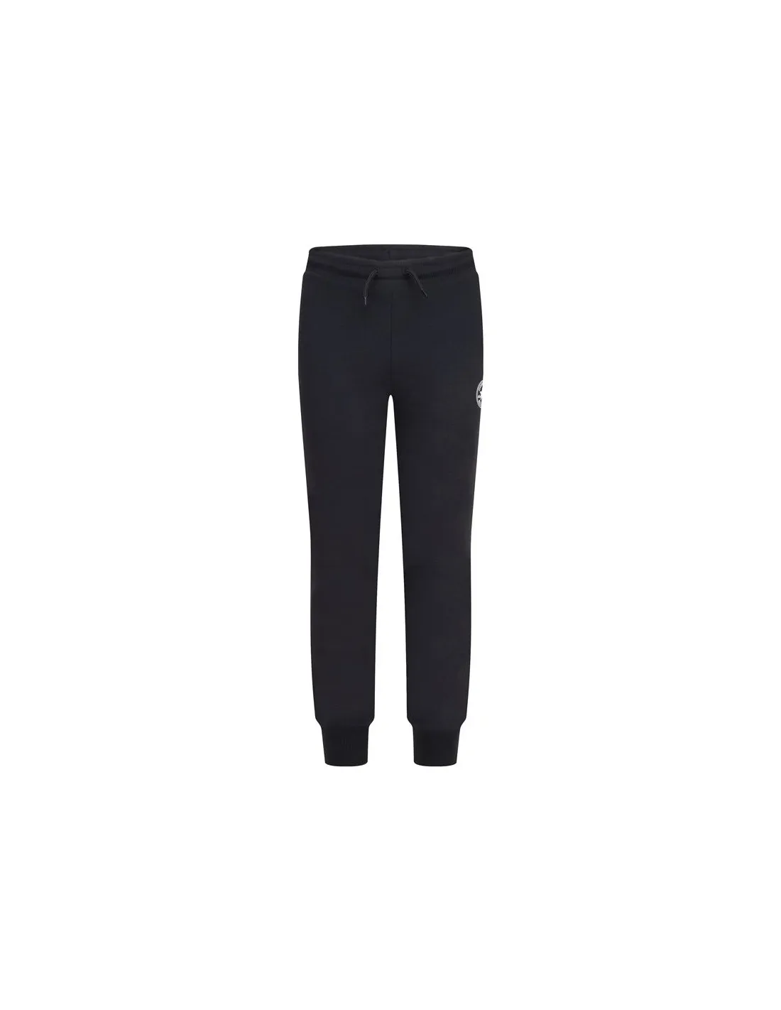 Pantalón Converse Signature Fleece Chuck Patch Negro/ Blanco Niño