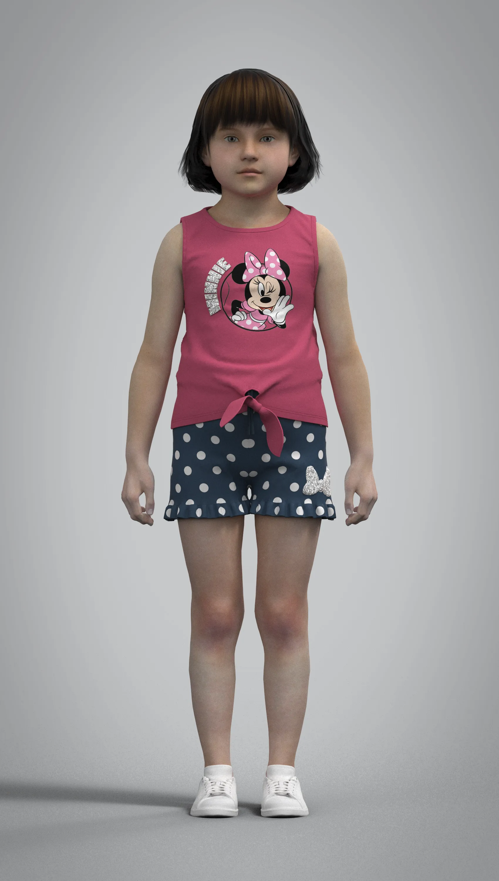 Pantalón Corto Minnie Niña Losam
