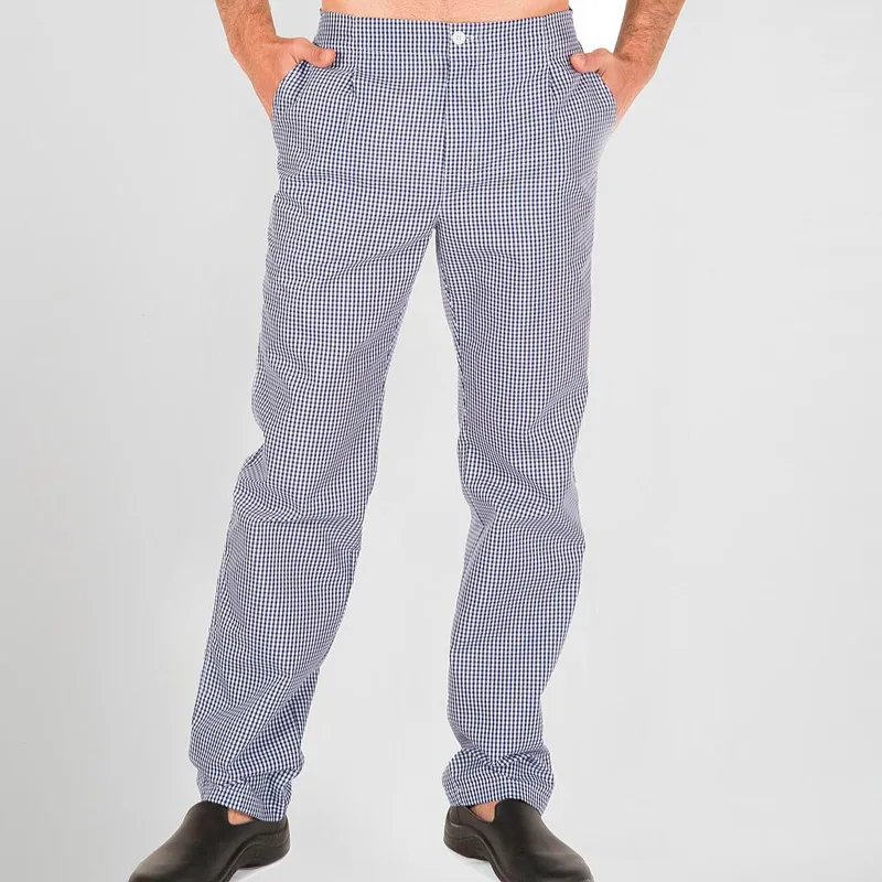 PANTALóN DE COCINA CUADRO VICHY MARINO  GARY'S
