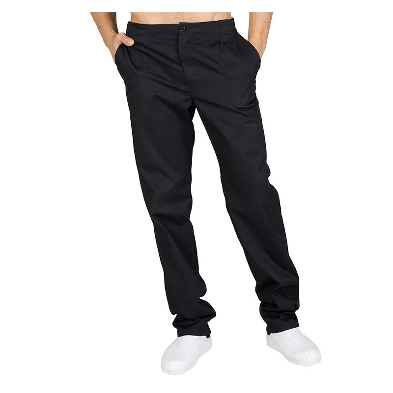 PANTALóN LABORAL NEGRO CON CREMALLERA Y BOLSILLOS  GARY'S