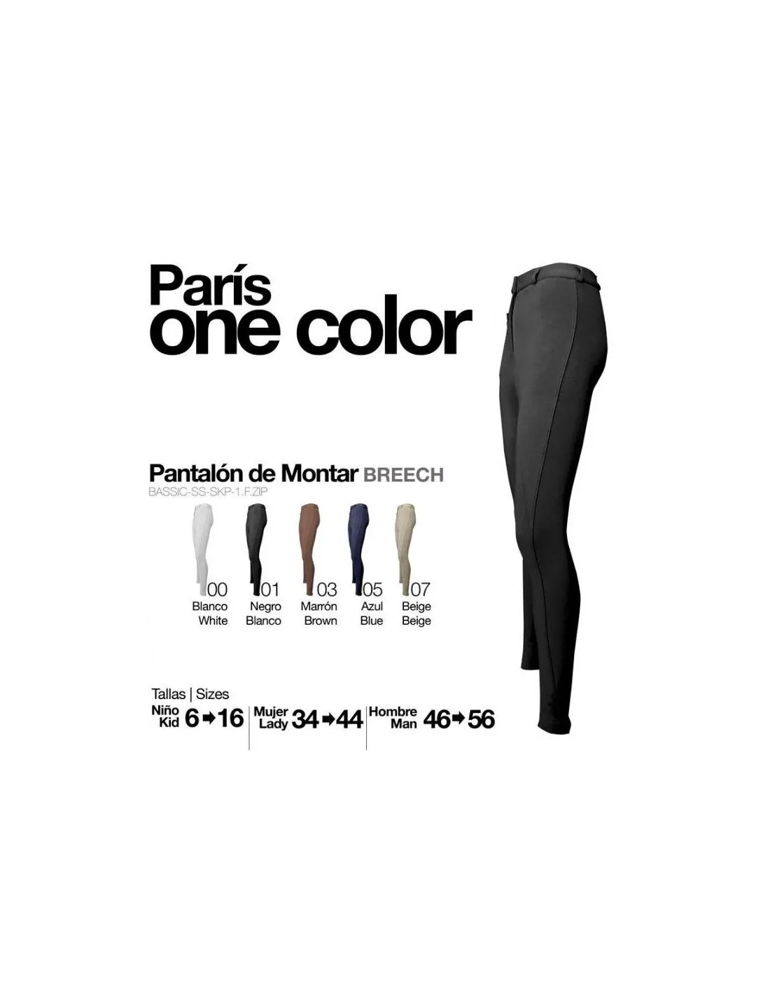 Pantalón Paris One Color Niño