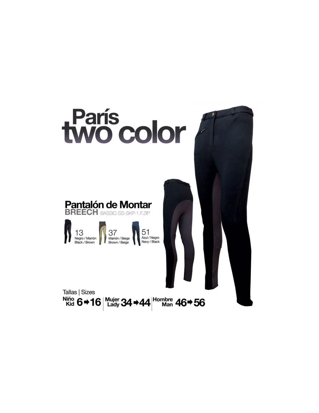 Pantalón Paris Two Color Hombre