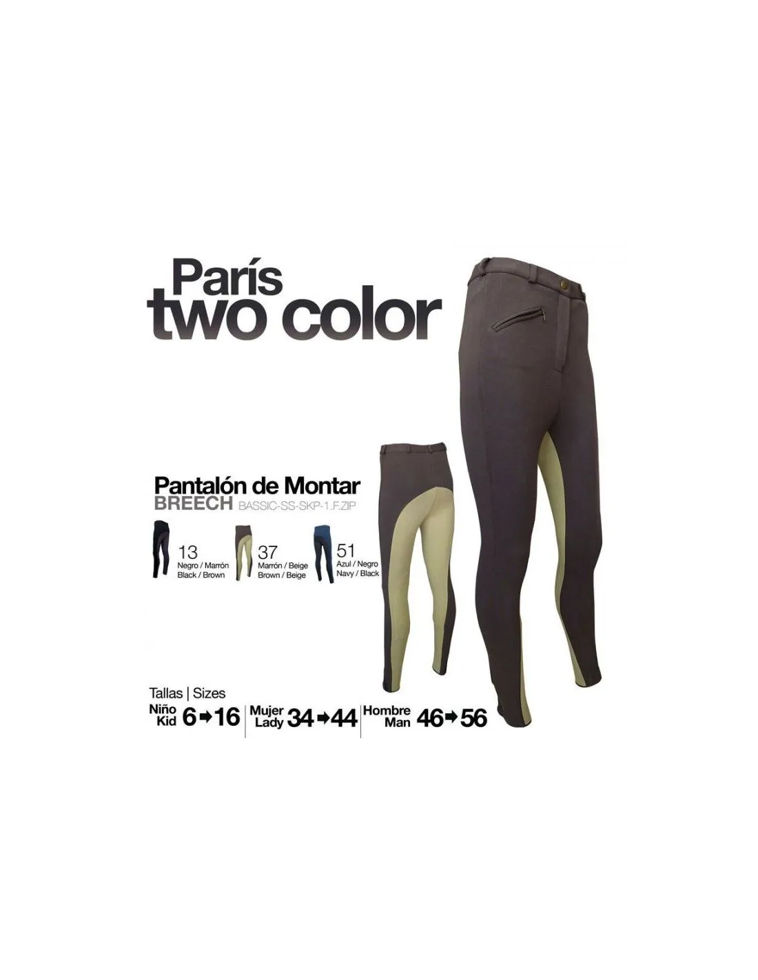 Pantalón Paris Two Color Hombre
