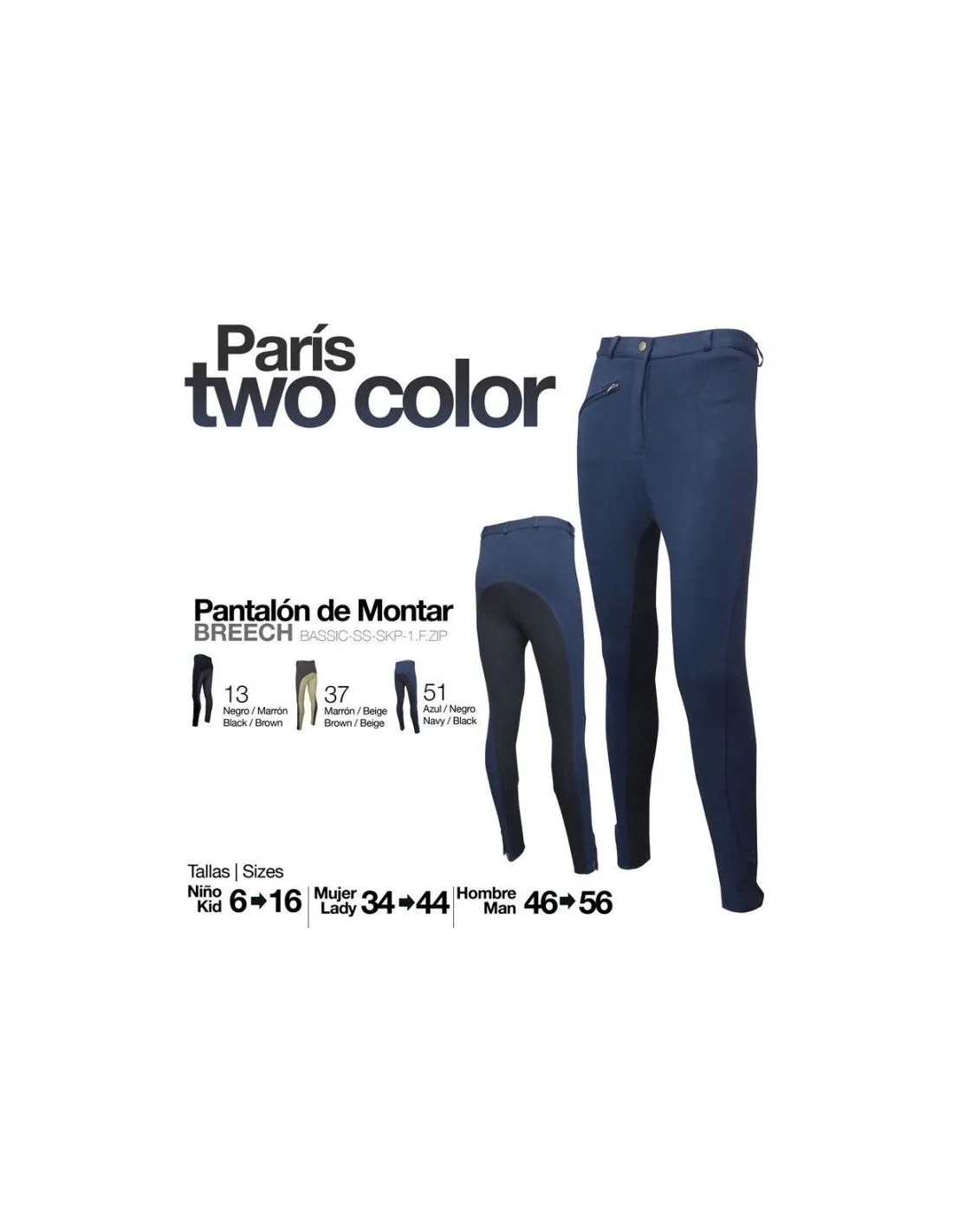 Pantalón Paris Two Color Hombre