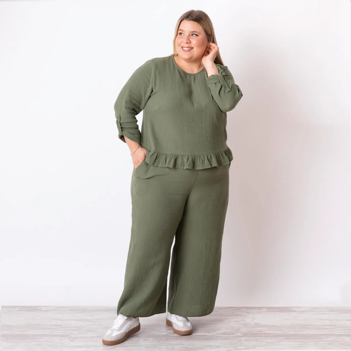 PANTALóN SANDRO  MILITAR
