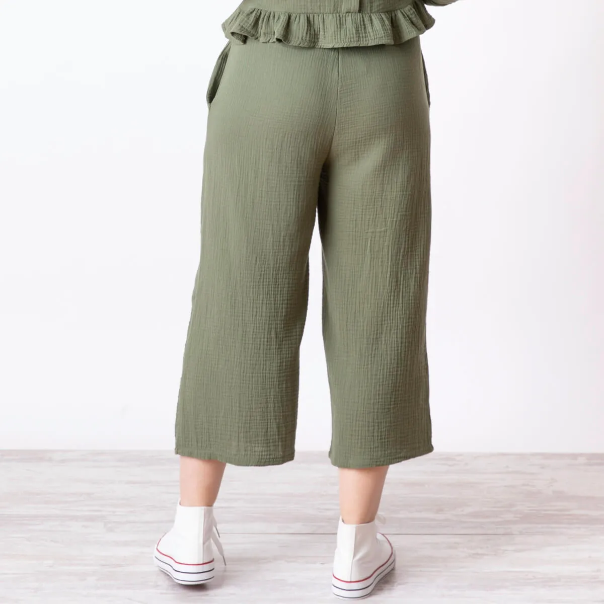 PANTALóN SANDRO  MILITAR