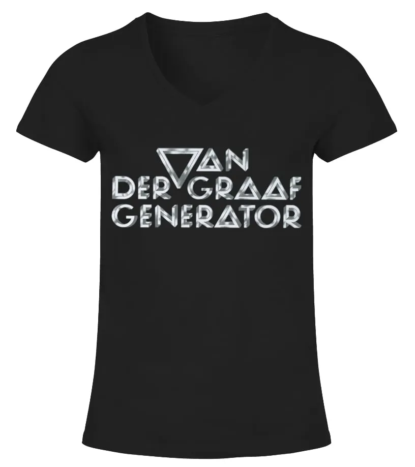 PGSRBK. VAN DER GRAAF GENERATOR  GODBLUFF CAMISETA CUELLO PICO MUJER