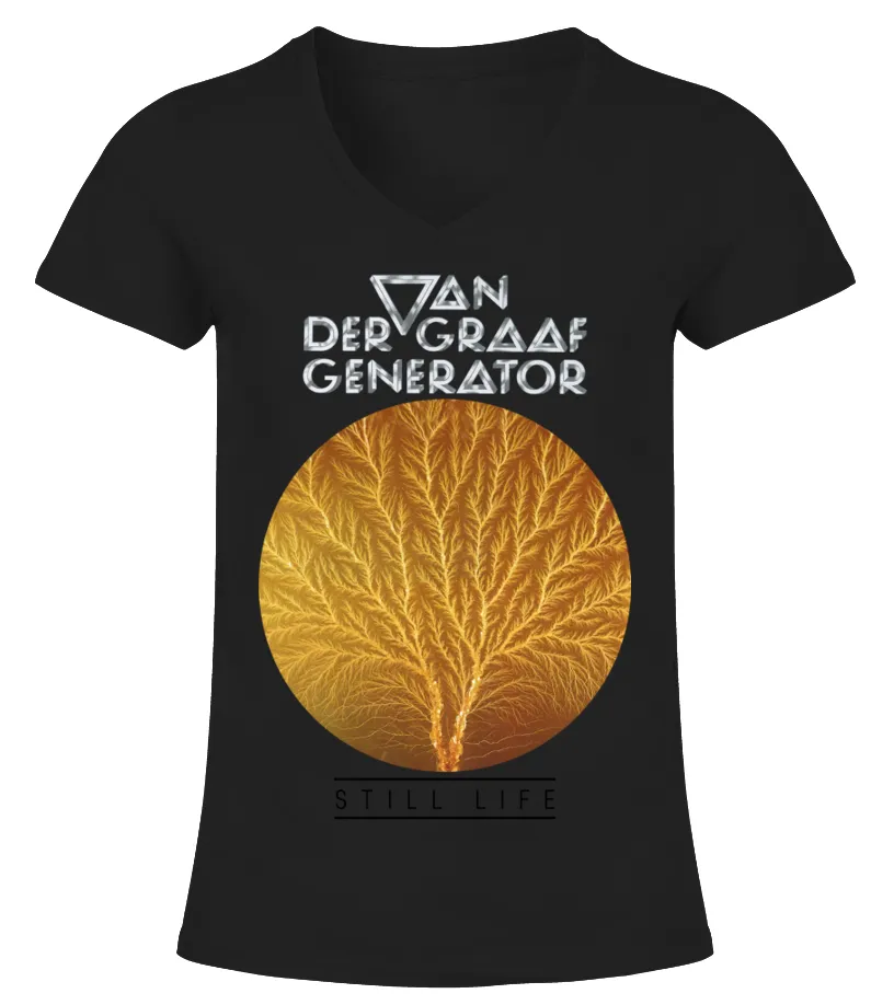 PGSRBK. VAN DER GRAAF GENERATOR, STILL LIFE CAMISETA CUELLO PICO MUJER