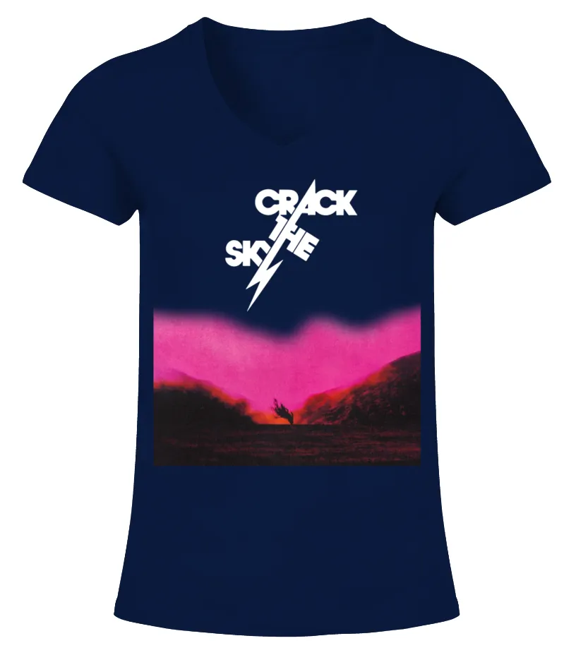 PGSRNV. CRACK THE SKY  CRACK THE SKY CAMISETA CUELLO PICO MUJER