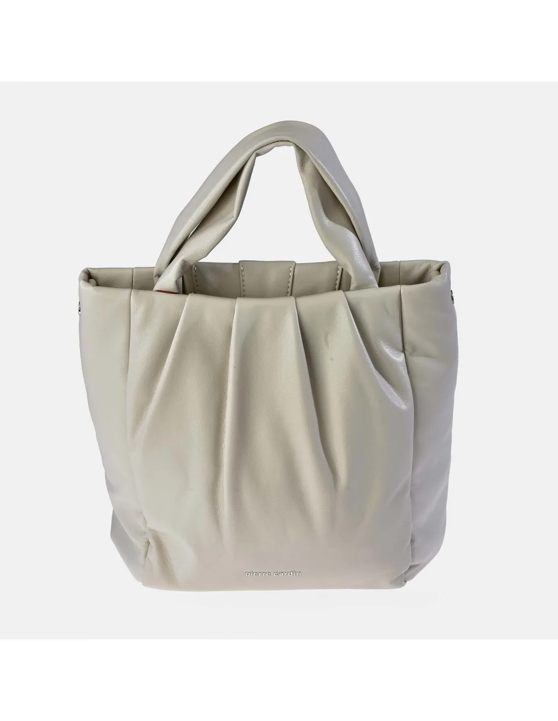 PIERRE CARDIN bolso de mano símil piel de mujer con asas y bandolera