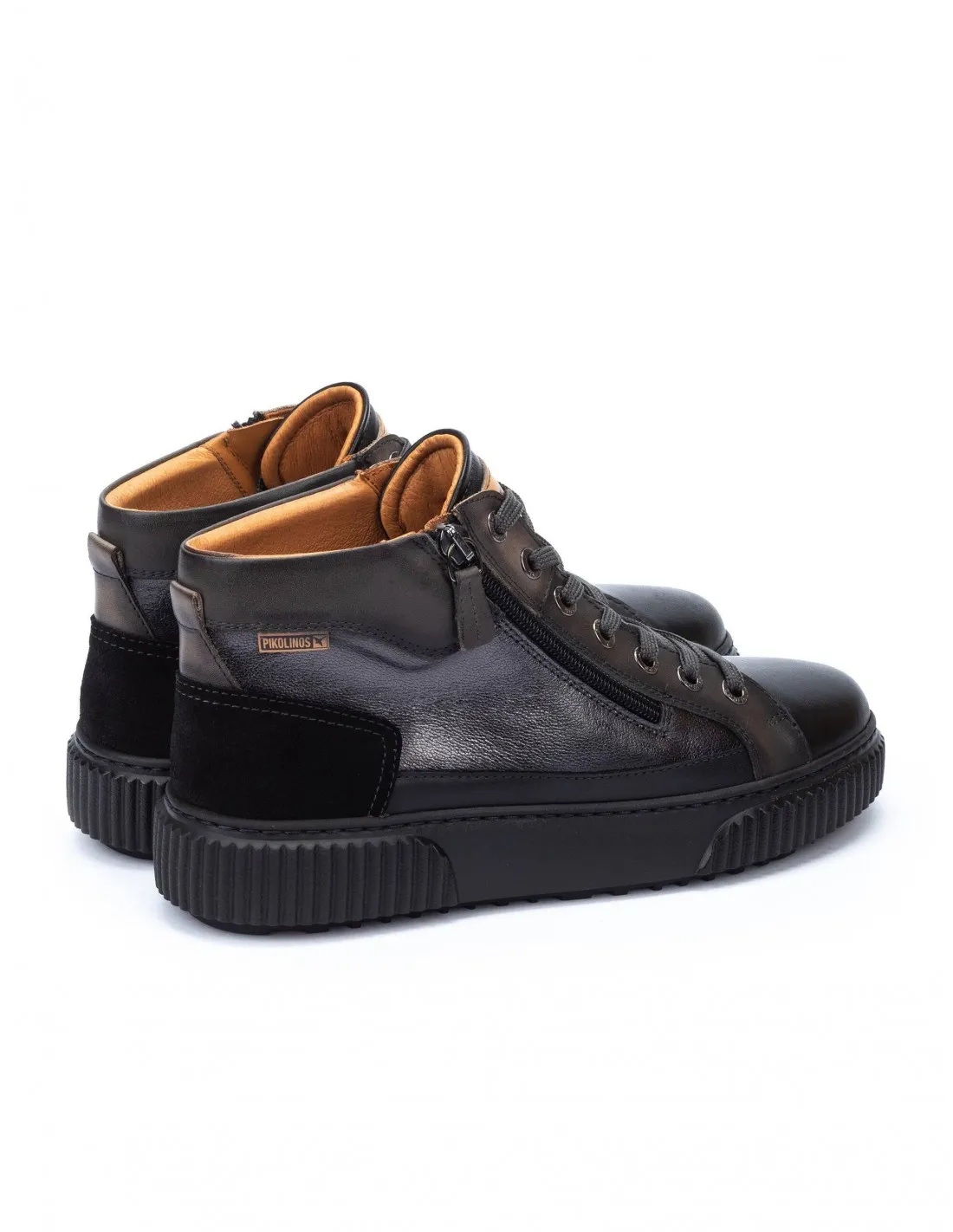 PIKOLINOS Zapatillas Altas Cremallera Negro