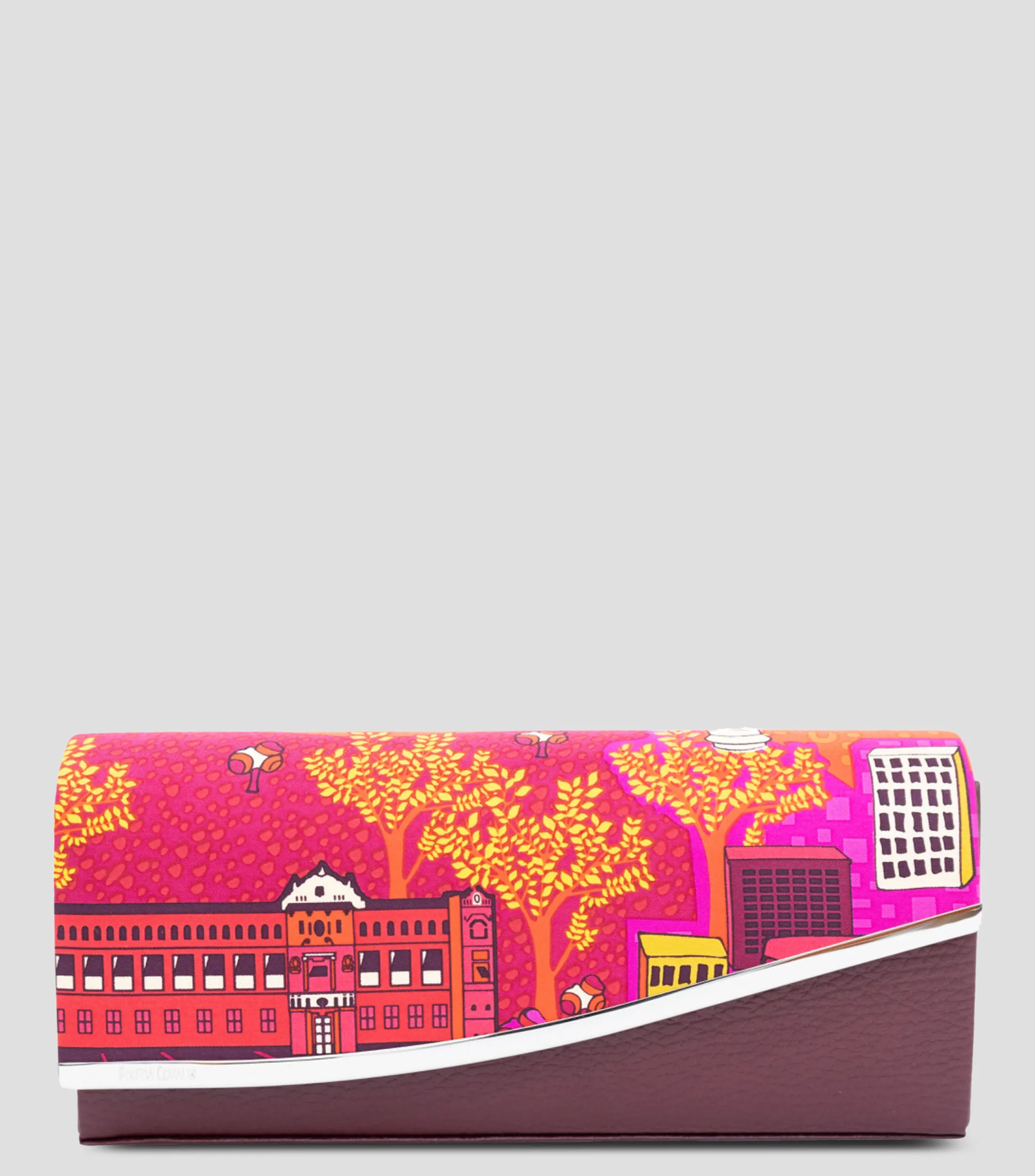 Pineda Covalin Bolso Clutch con estampado Mi Ciudad Mujer