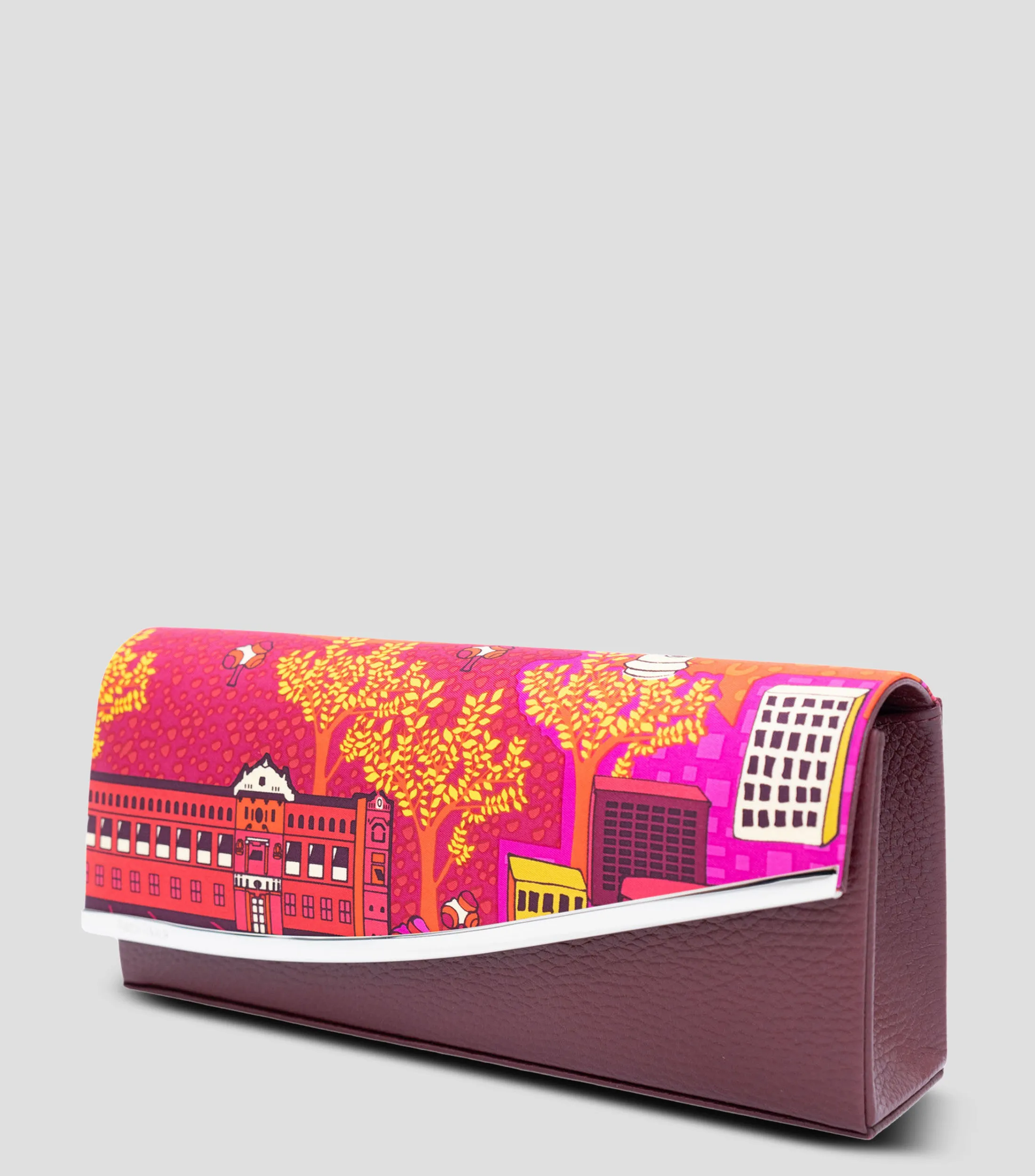 Pineda Covalin Bolso Clutch con estampado Mi Ciudad Mujer