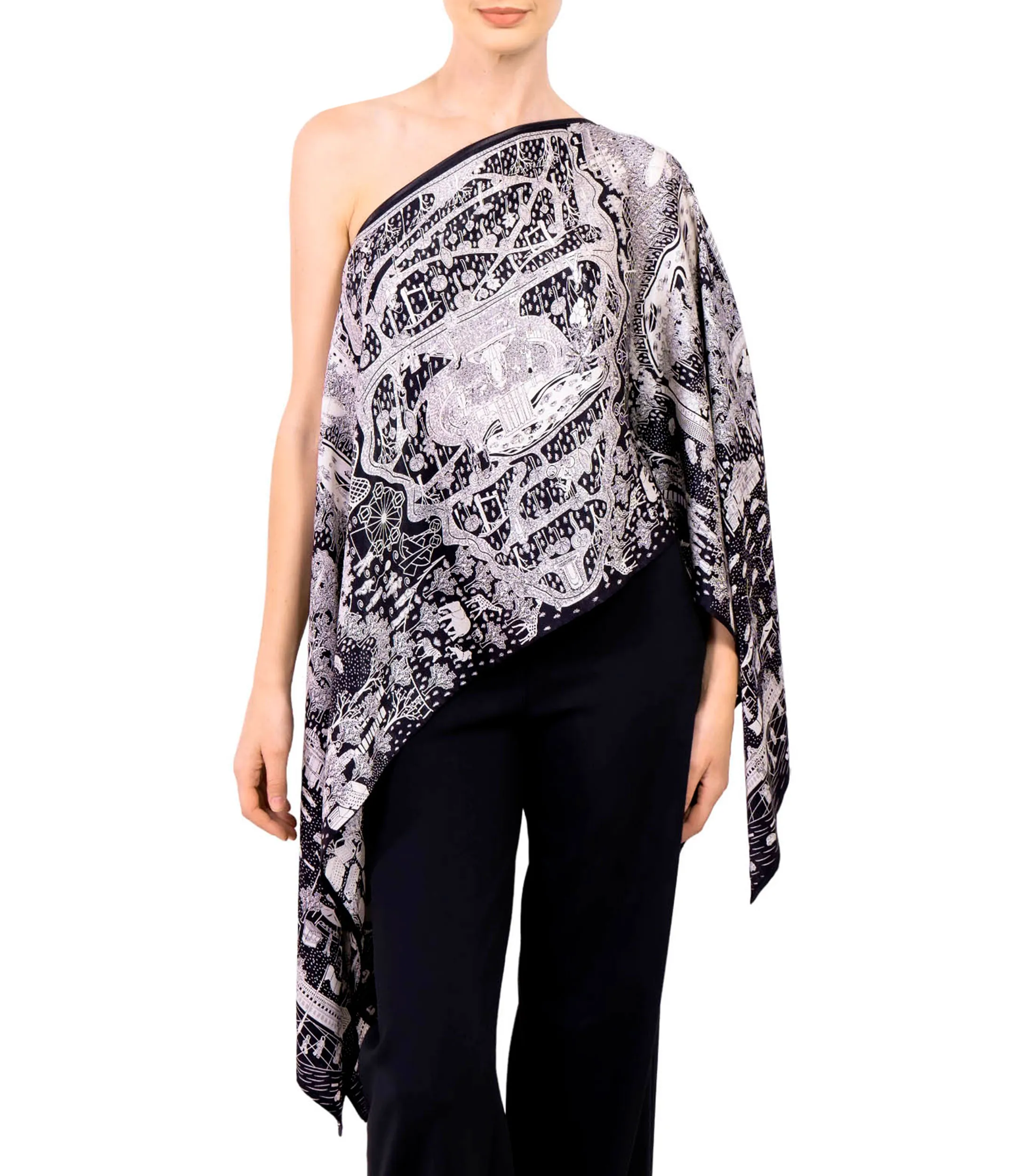 Pineda Covalin Túnica Estampada de mi Ciudad Mujer
