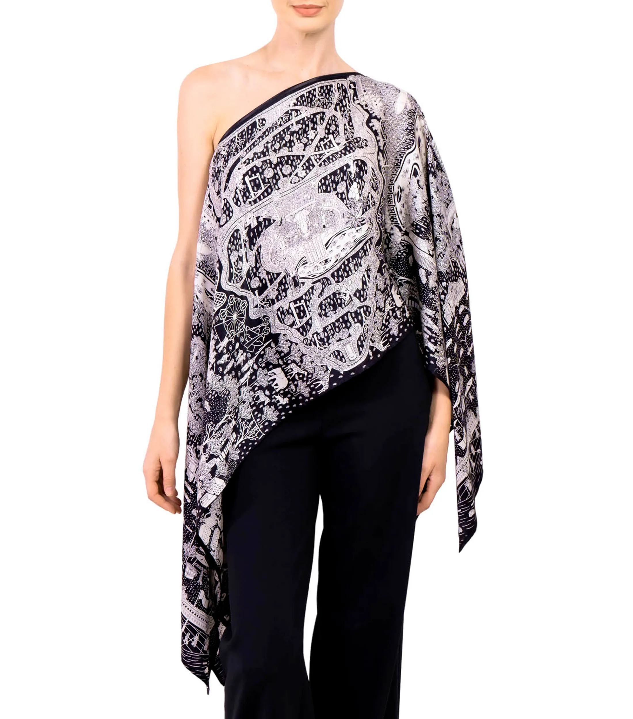 Pineda Covalin Túnica Estampada de mi Ciudad Mujer