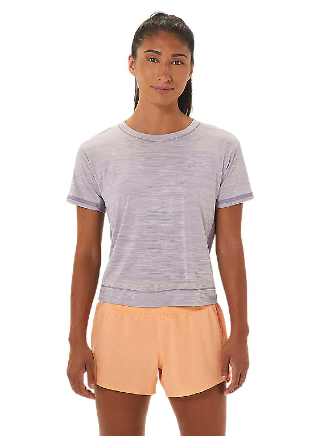 Playera Asics Race Lila Para Mujer