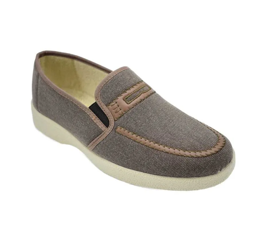 PLAYERA DE CALLE PARA HOMBRE ZAPATILLA ELÁSTICOS NAVARRA MARRÓN 13559