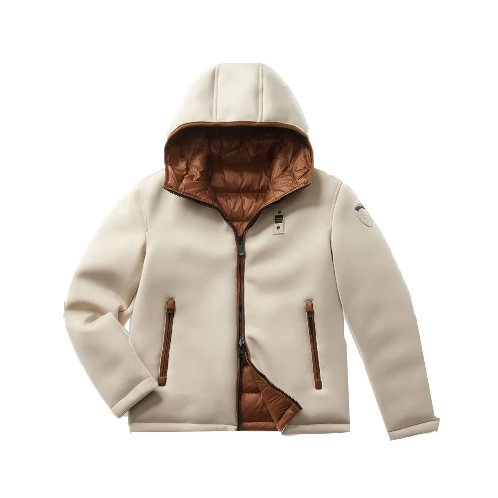 Plumón Reversible Blauer WBLUC06047 Color Crudo y Bronce