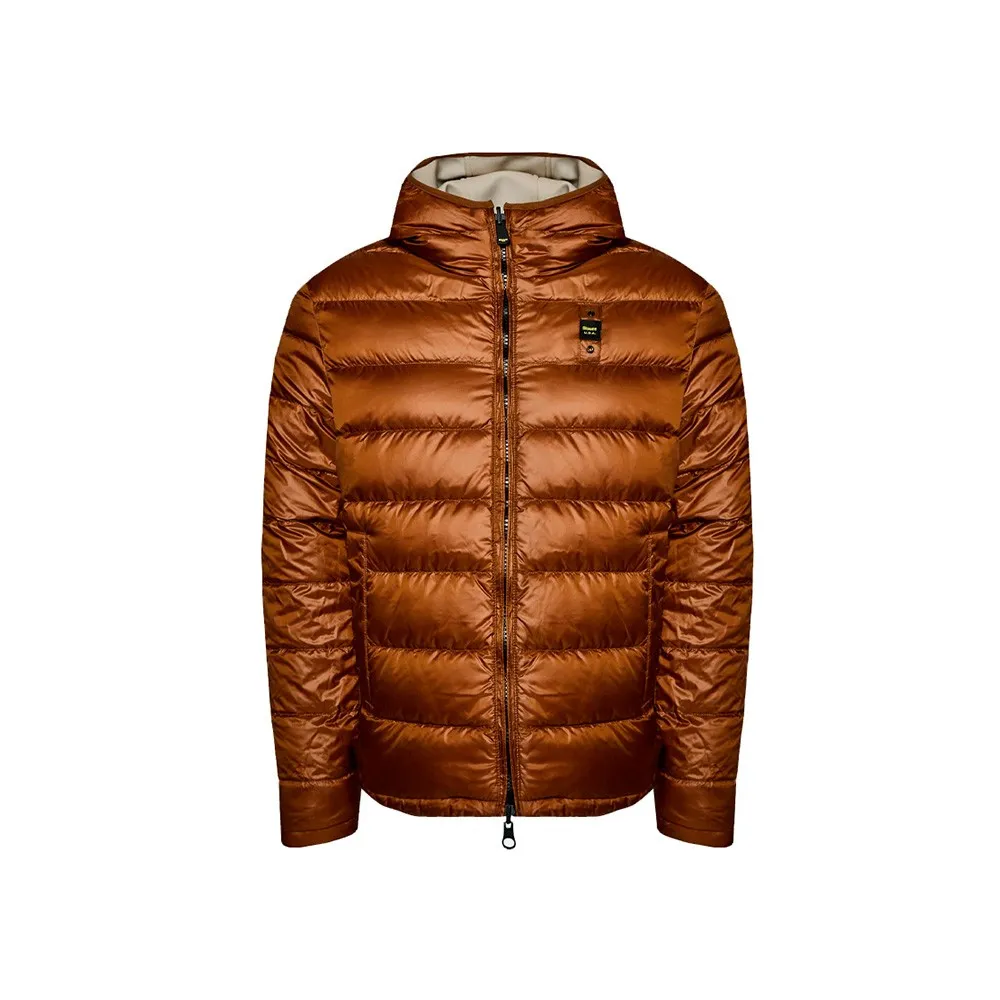 Plumón Reversible Blauer WBLUC06047 Color Crudo y Bronce