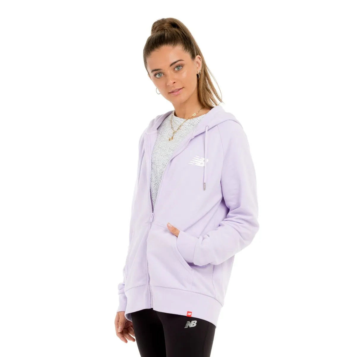 Polerón Lifestyle Mujer New Balance Lila