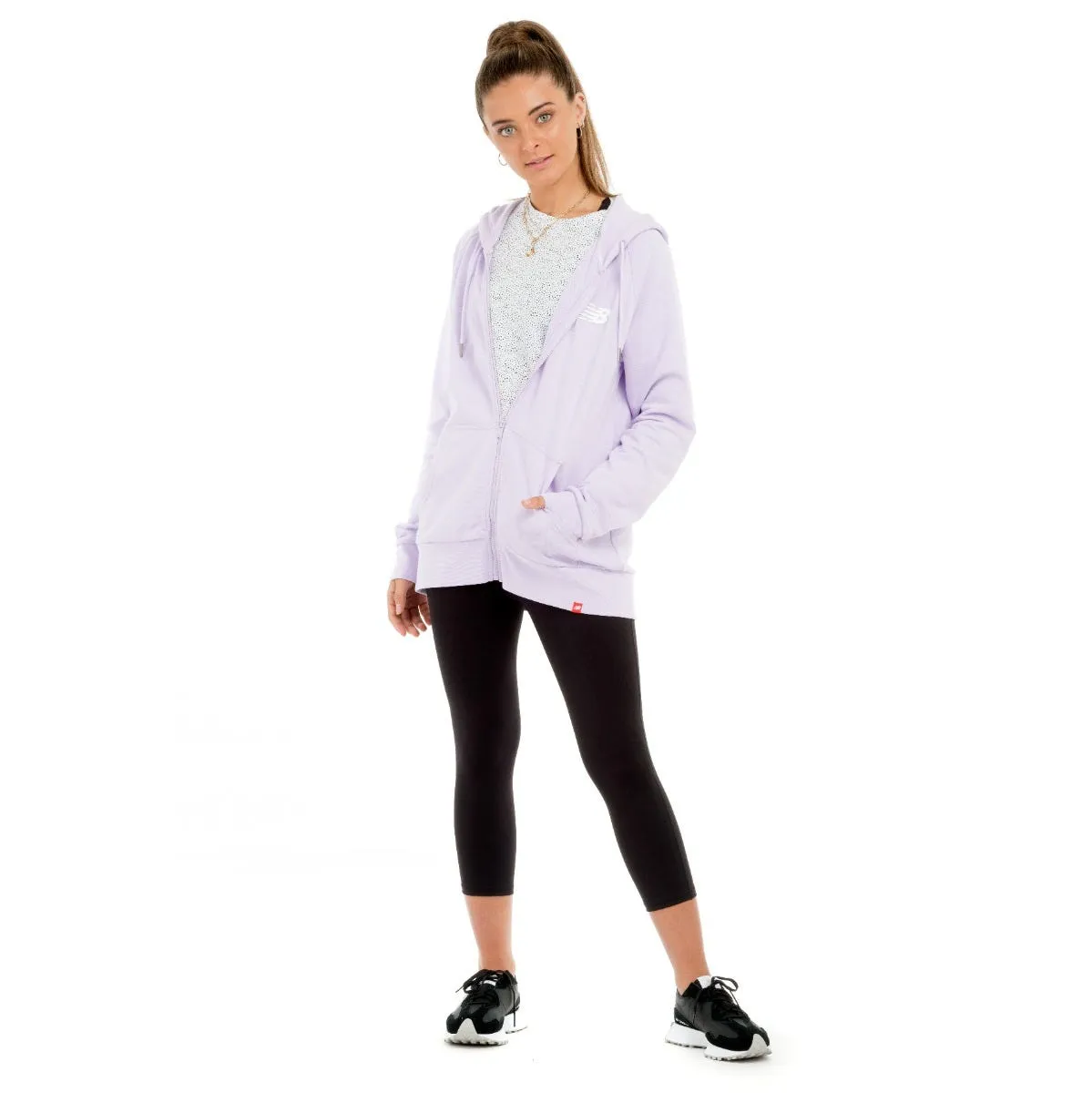 Polerón Lifestyle Mujer New Balance Lila
