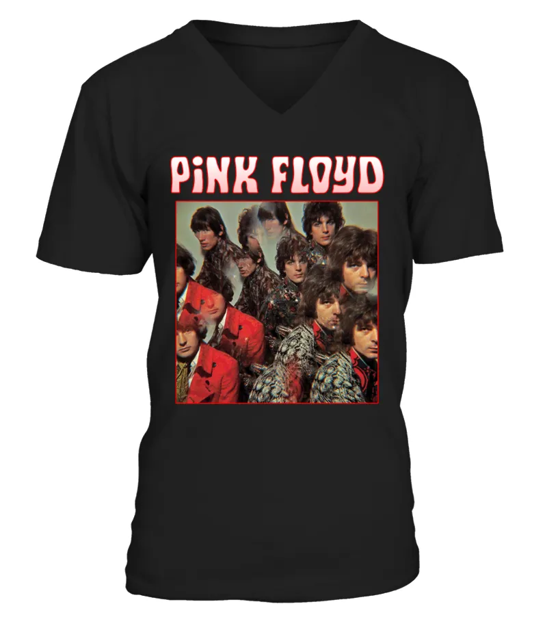 PSY200008BK. PINK FLOYD  THE PIPER AT THE GATES OF DAWN CAMISETA CUELLO EN V UNISEX