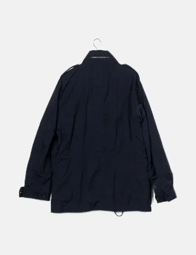 Ralph Lauren Chaqueta azul marina impermeable