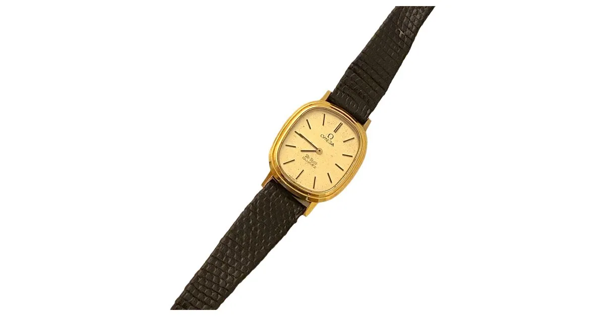 Reloj Omega "Vintage para mujer, Modelo DE VILLE Dorado 