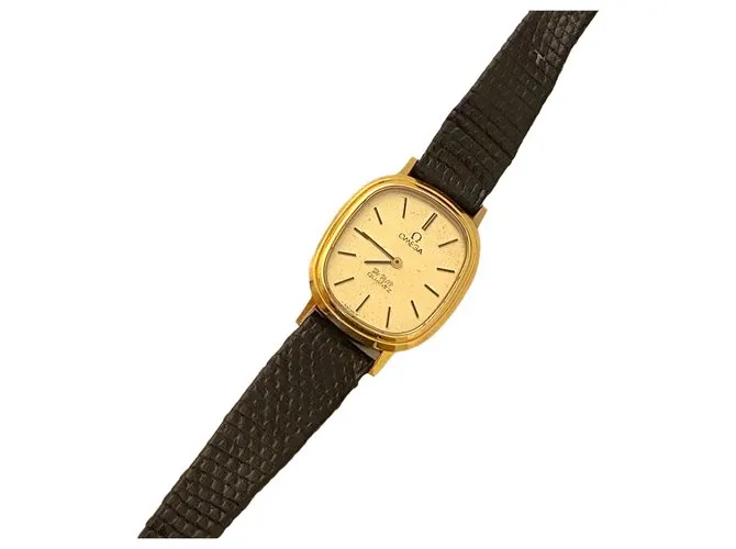 Reloj Omega "Vintage para mujer, Modelo DE VILLE Dorado 