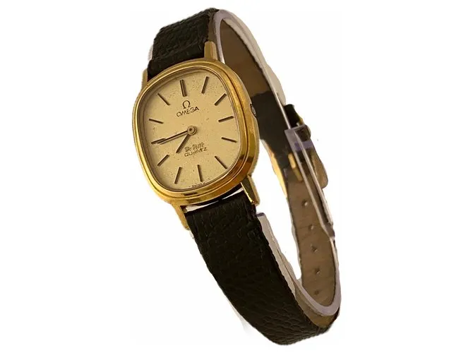 Reloj Omega "Vintage para mujer, Modelo DE VILLE Dorado 