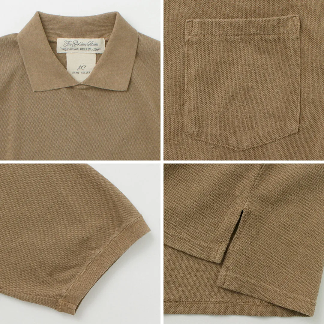 REMI RELIEF / 16 / CAMISETA DE PUNTADA DE SEMILLAS RAFIA