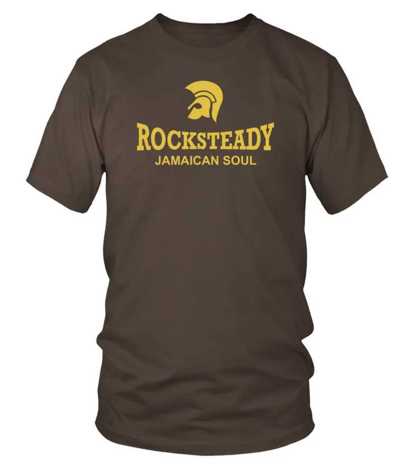 ROCKSTEADY JAMAICAN SOUL TSHIRT SKA REGGAE ROOTS TROJAN SKINS MODS RUDE BOYS CAMISETA CUELLO REDONDO UNISEX