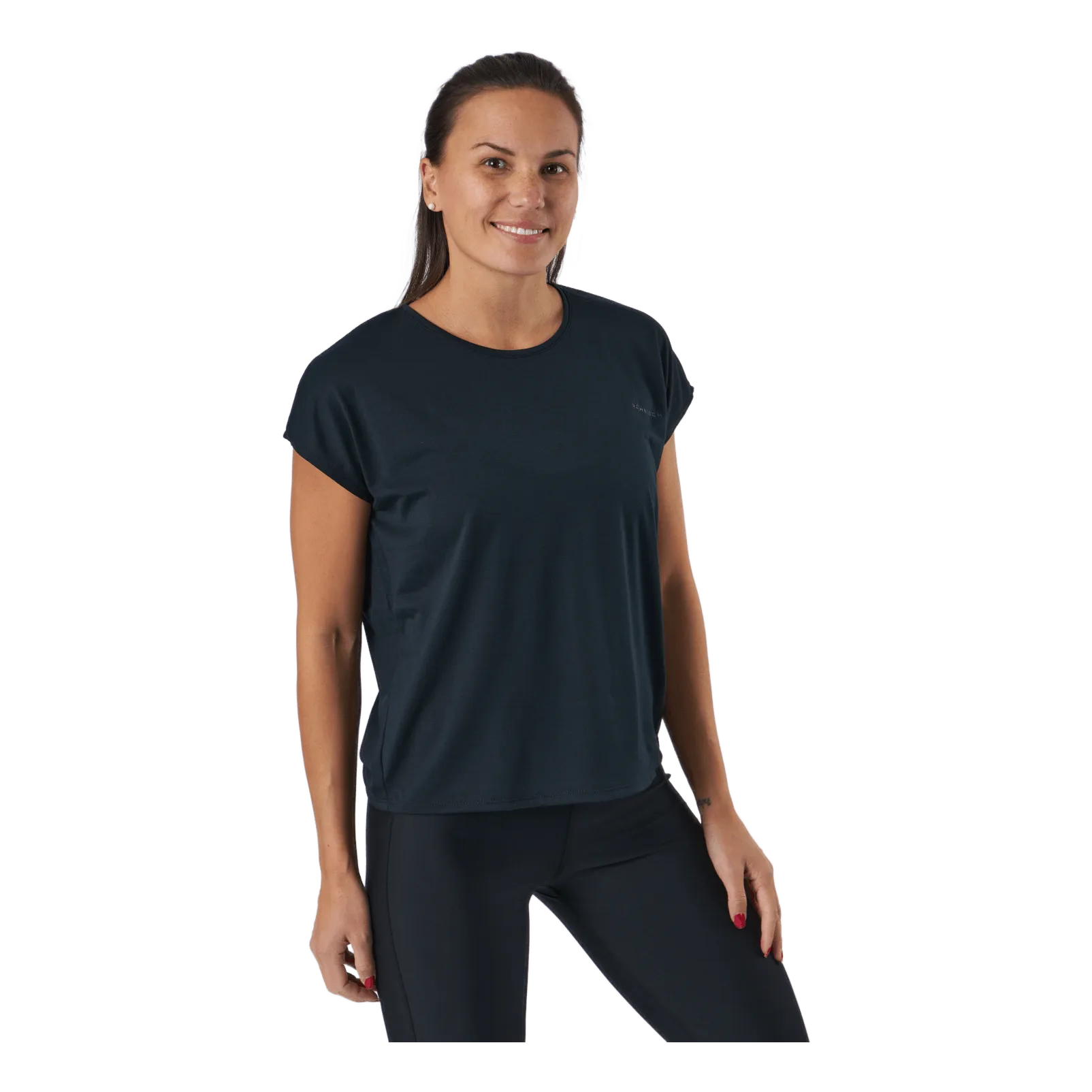Röhnisch Split Back Tee Black