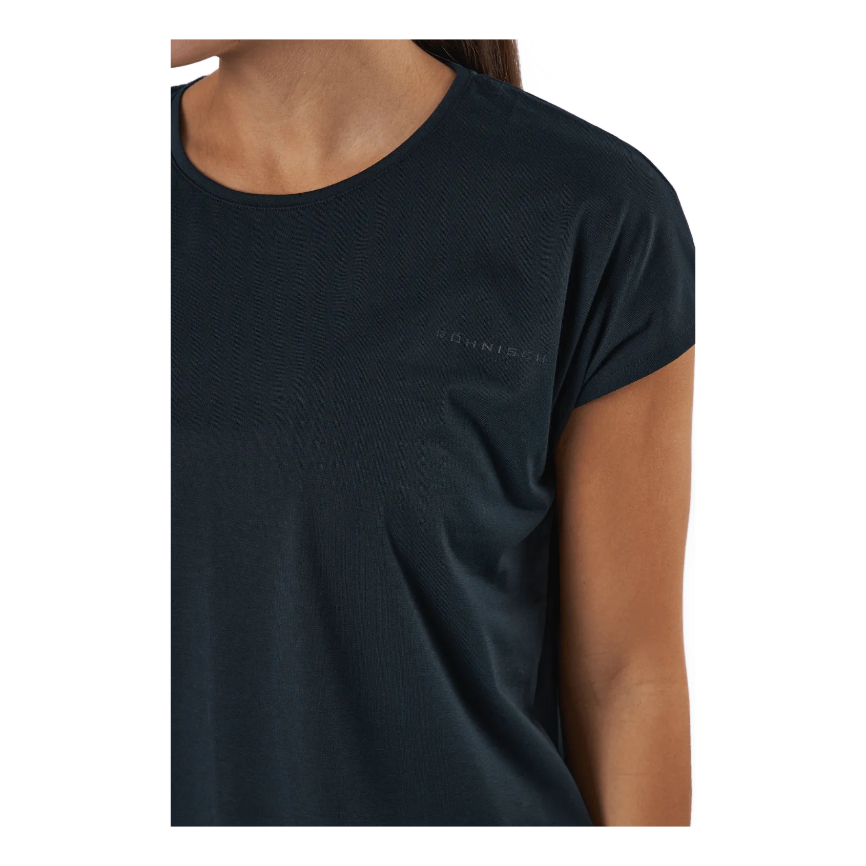Röhnisch Split Back Tee Black
