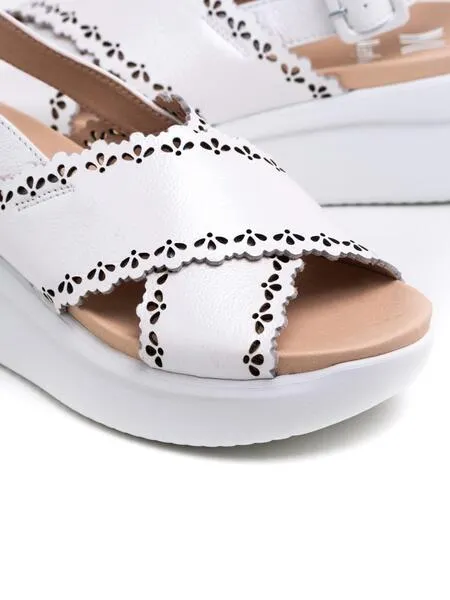Sandalia Callaghan 299118 Blanca para Mujer