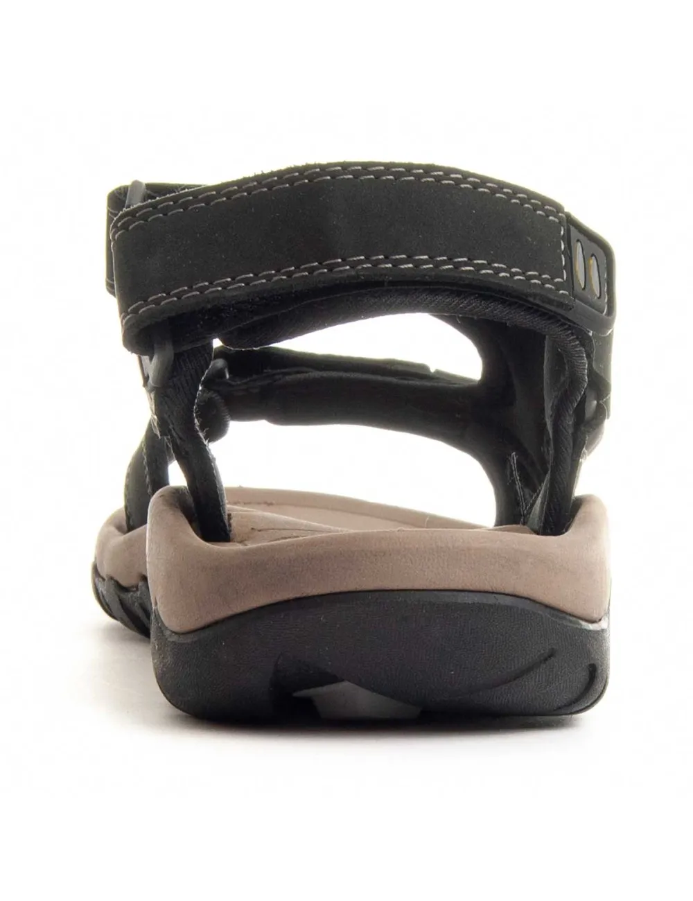 Sandalia De Piel Para Hombre  Montevita  Sarandal8  87237 Negro