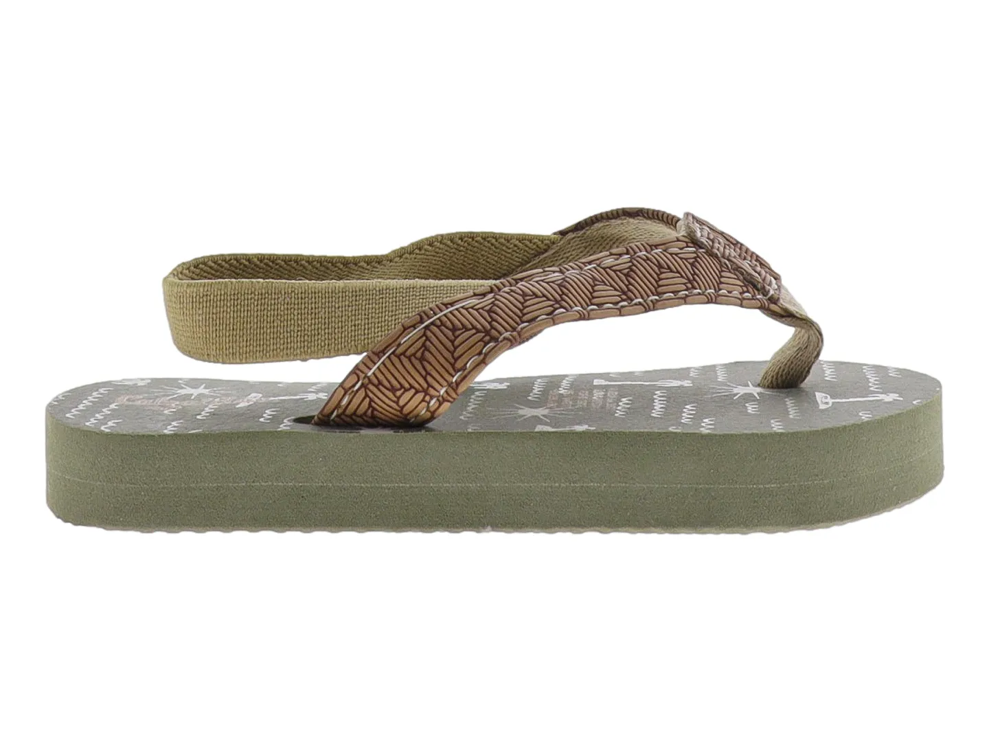 Sandalias Calzaletas Bcm239 Verde Para Niño