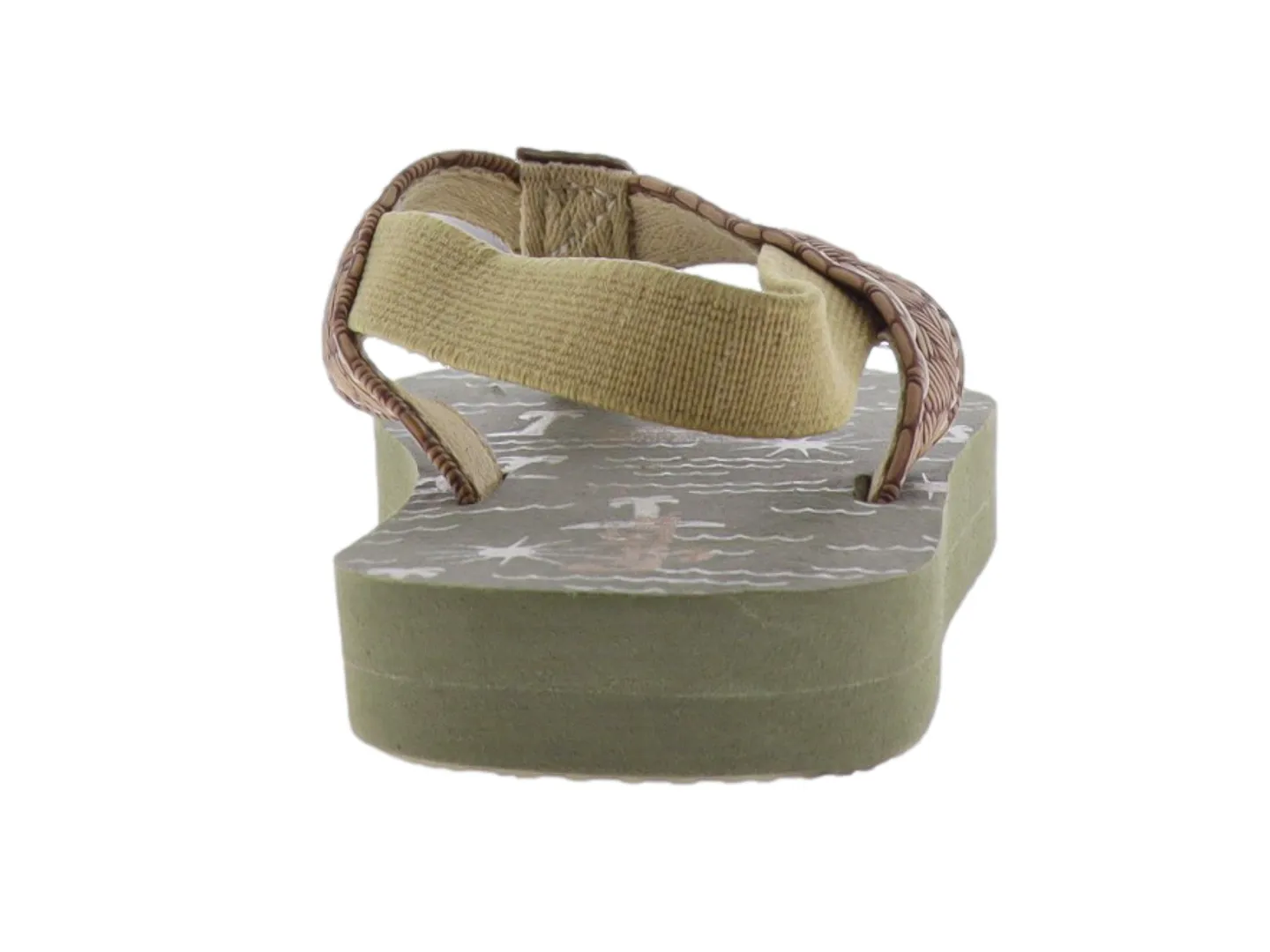 Sandalias Calzaletas Bcm239 Verde Para Niño