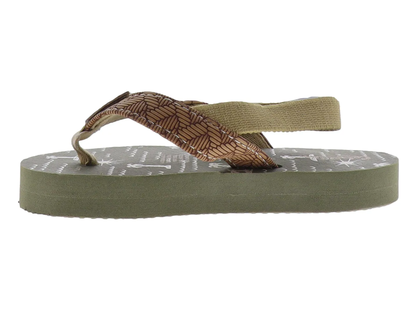 Sandalias Calzaletas Bcm239 Verde Para Niño