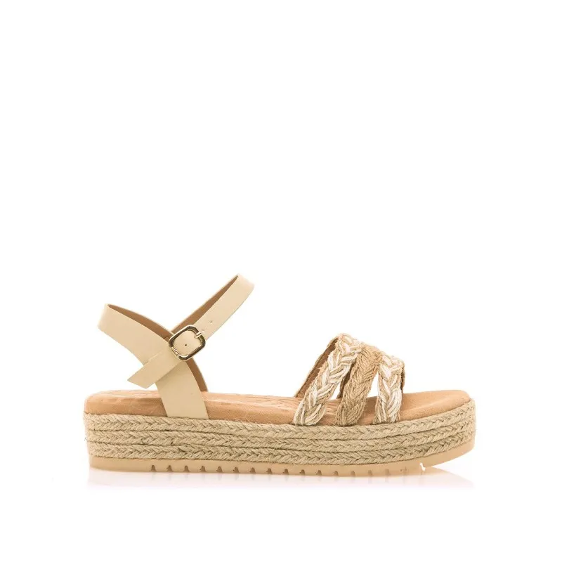 Sandalias Casual de Mujer MTNG AMELIE Beige 57502