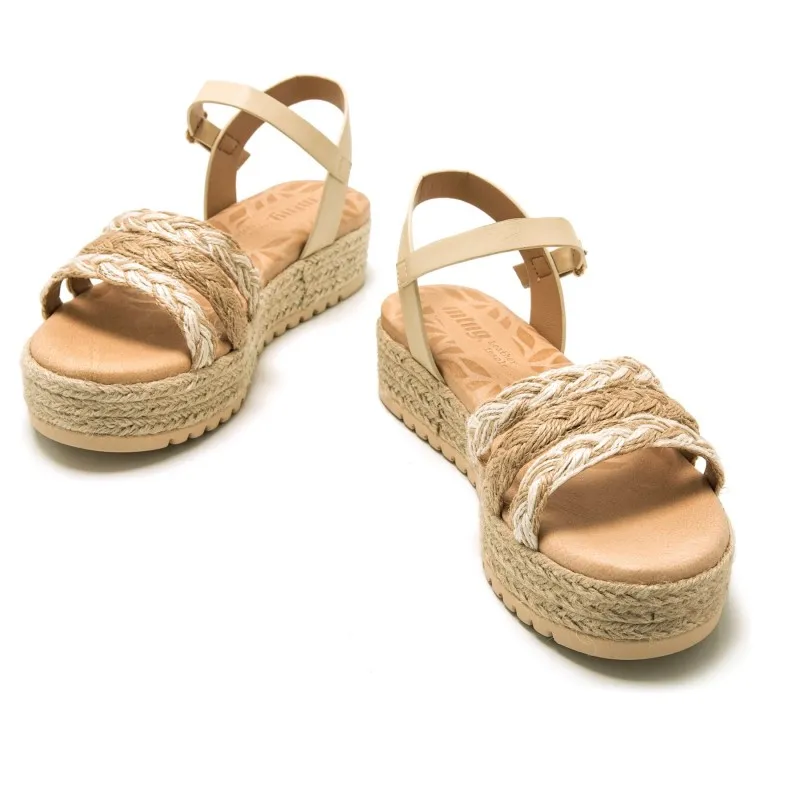 Sandalias Casual de Mujer MTNG AMELIE Beige 57502