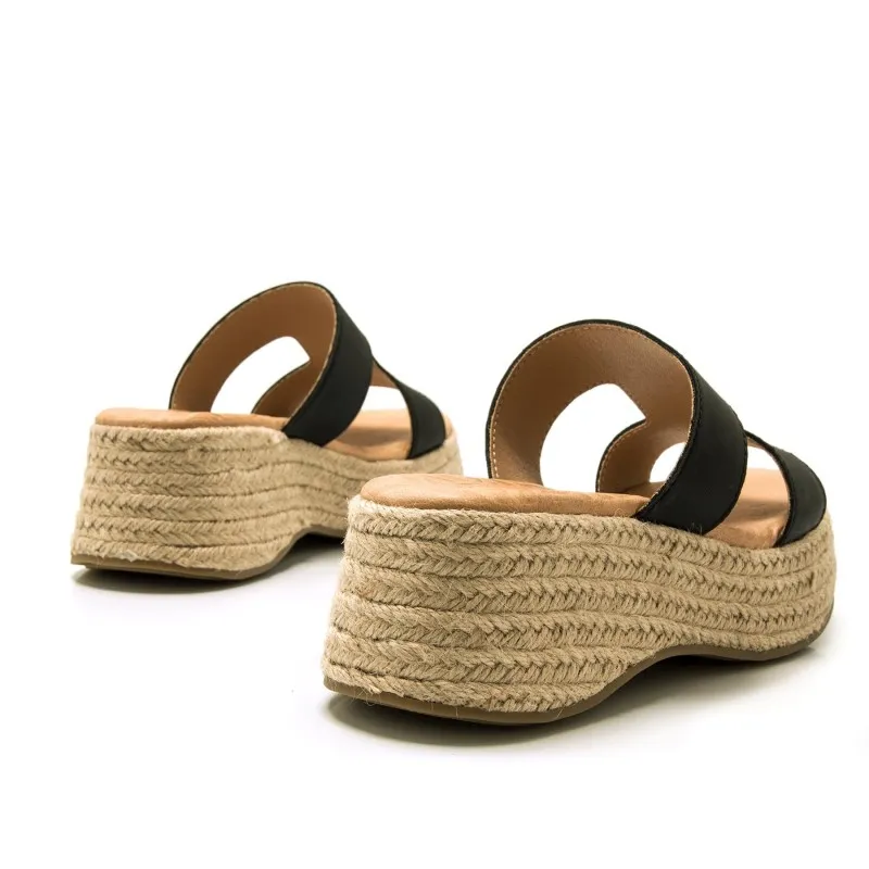 Sandalias Casual de Mujer MTNG GIORGIA Negro 56951