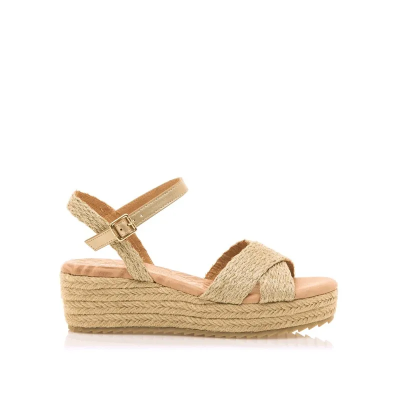 Sandalias Casual de Mujer MTNG LITA Beige 56997