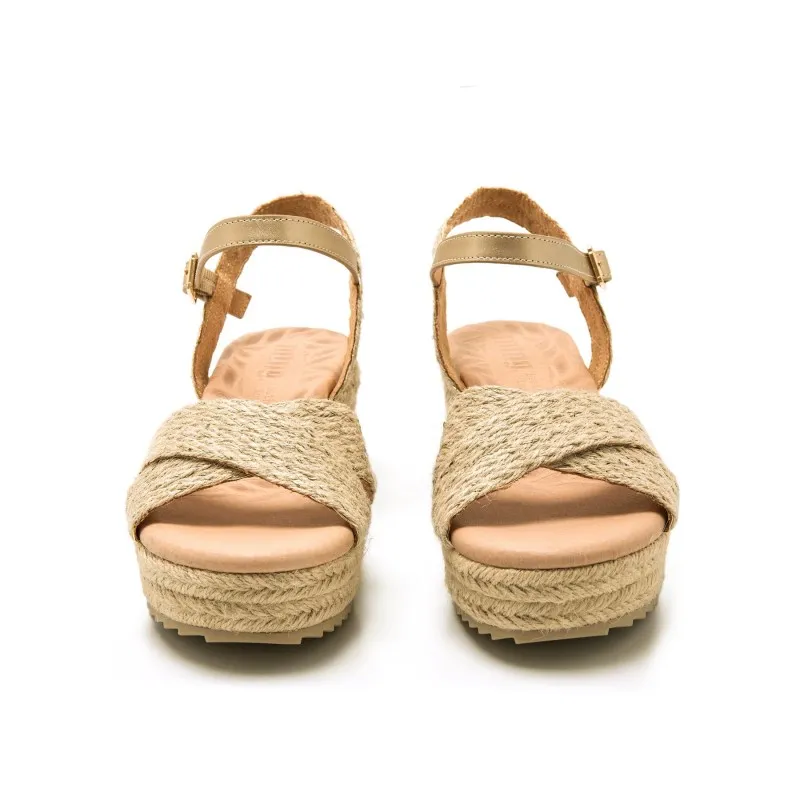 Sandalias Casual de Mujer MTNG LITA Beige 56997