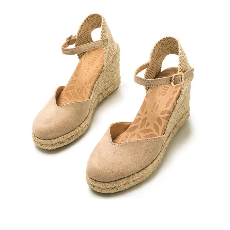 Sandalias Casual de Mujer MTNG LOUISA Beige 56584