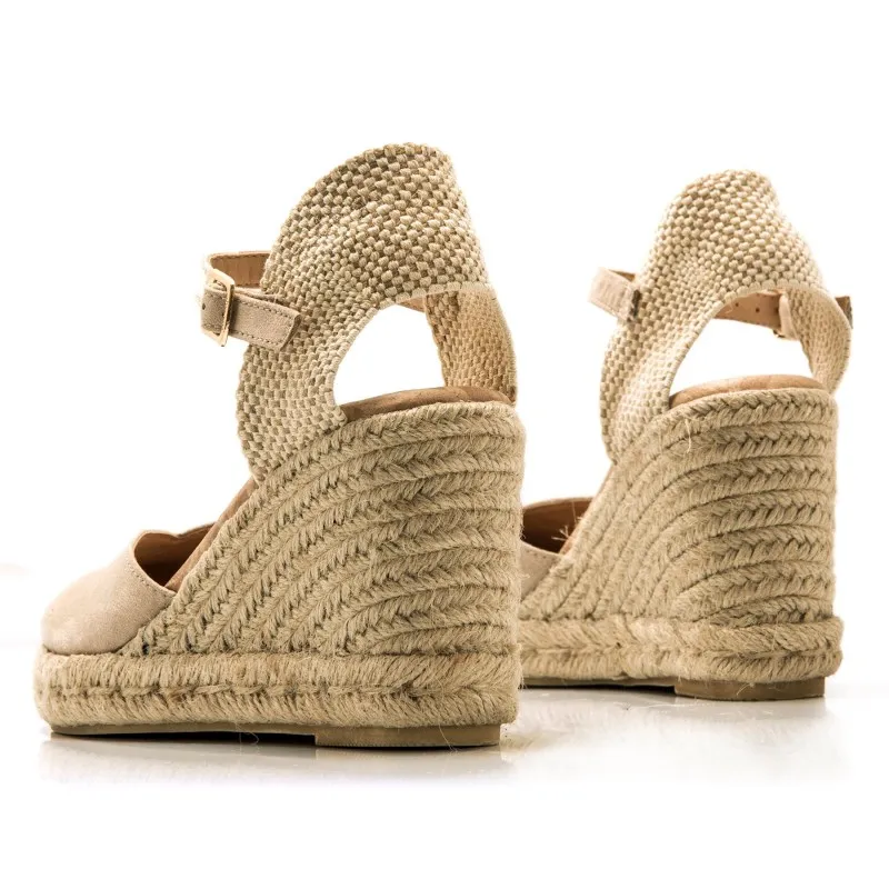 Sandalias Casual de Mujer MTNG LOUISA Beige 56584